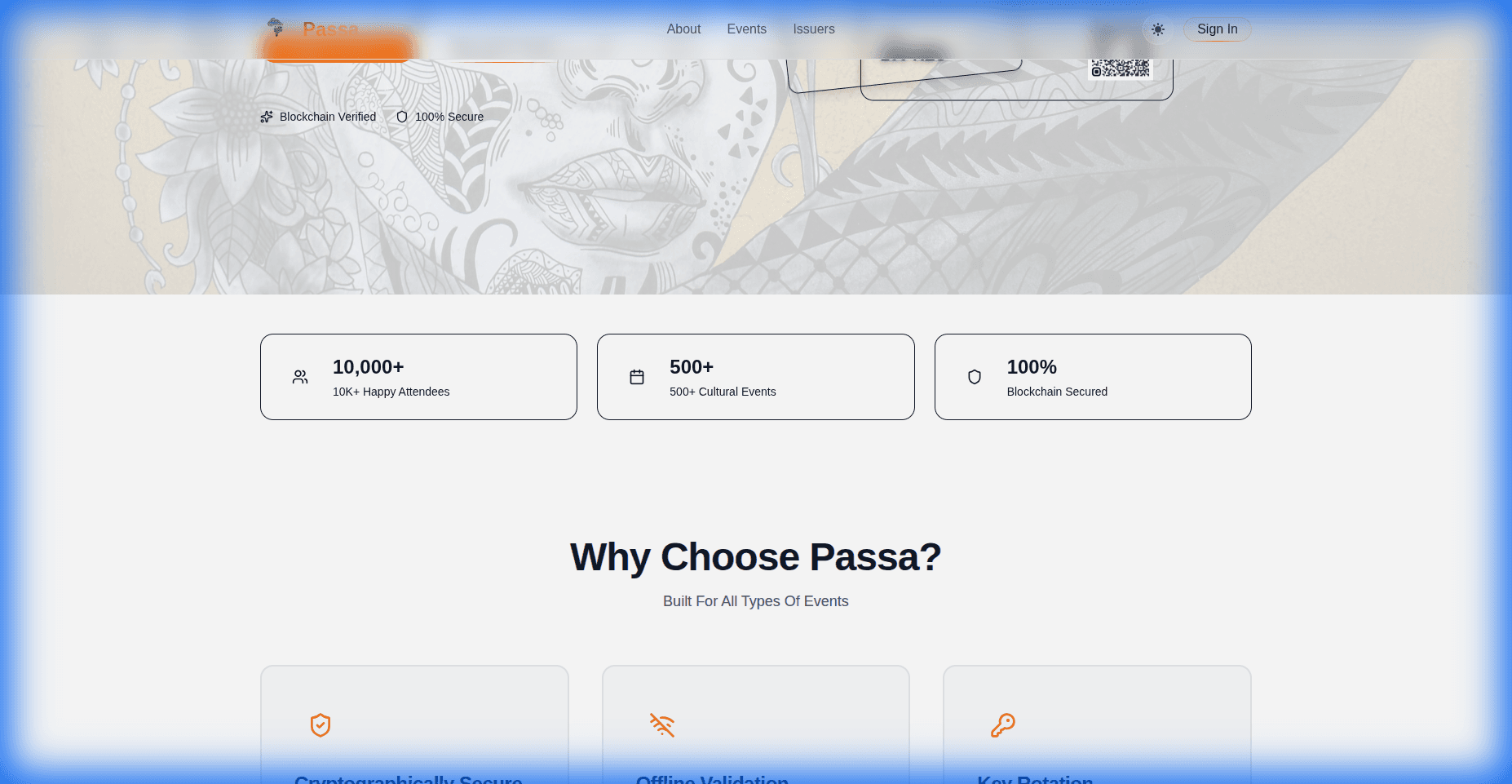 Screenshot of PassAfrika